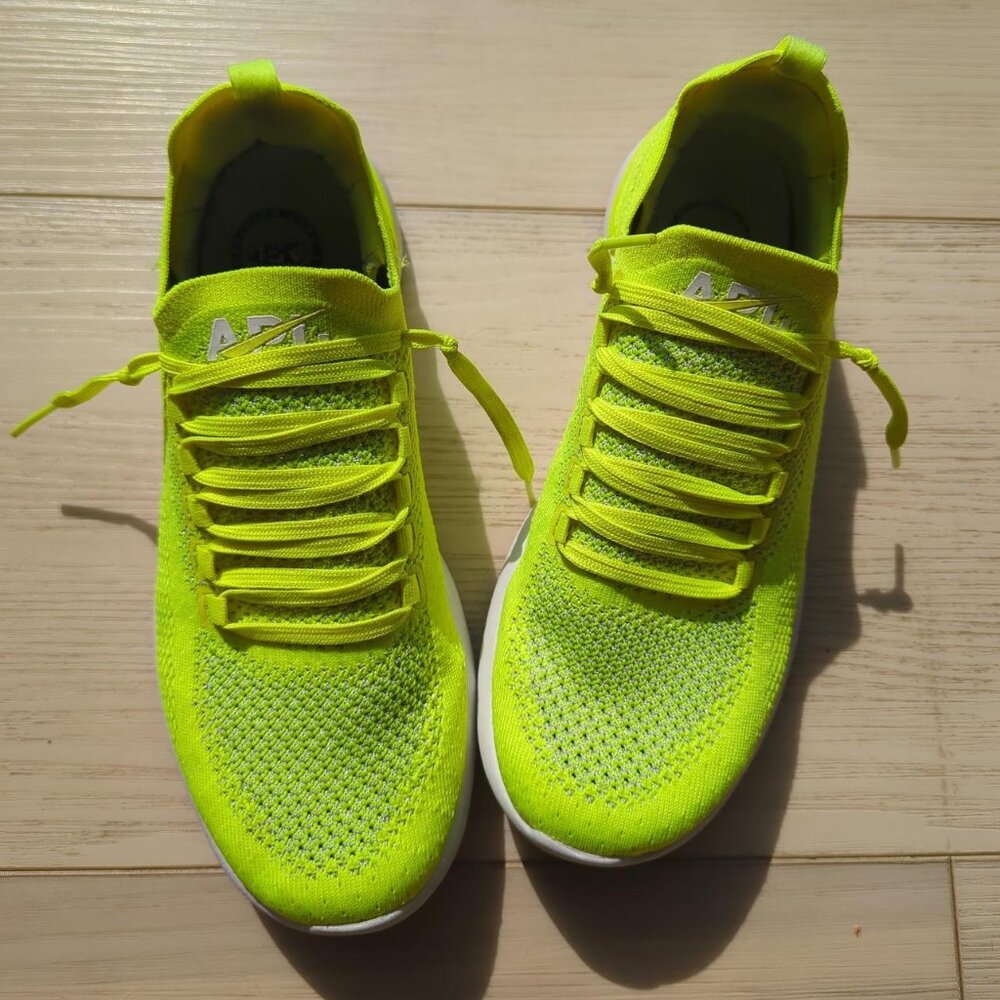 🔥 NEON LIME APL TECHLOOM – LIKE NEW! SIZE 7.5 (WOMEN’S) 🔥